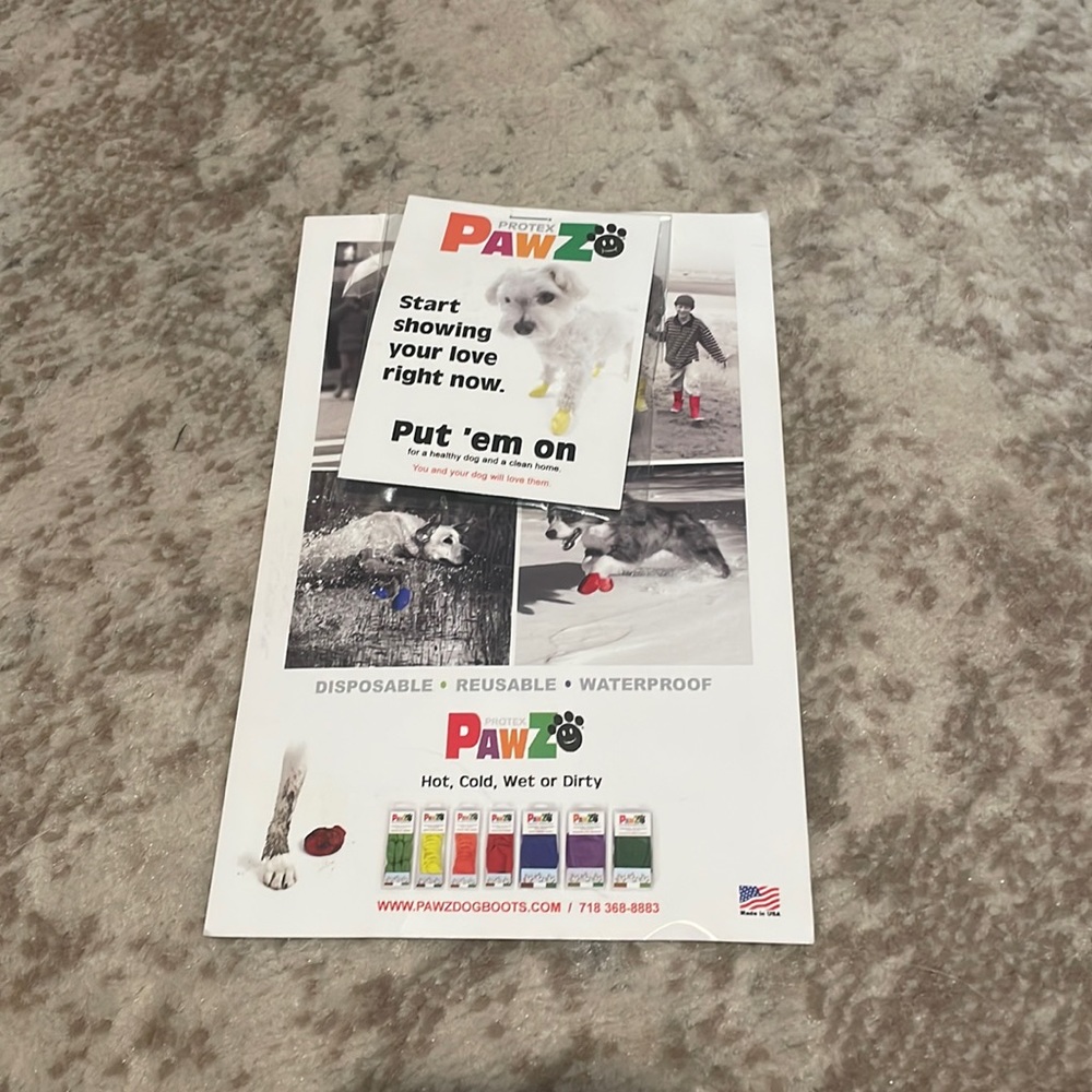 NWT Protex Pawz Dog Rain Boots